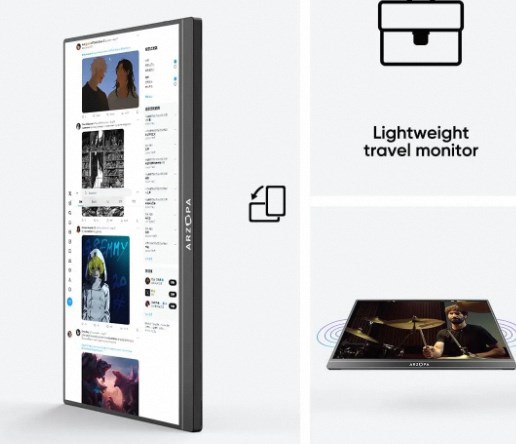 Hand colored monitor