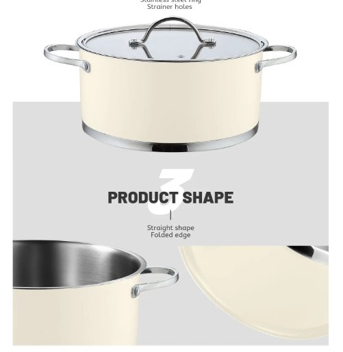 Stainless steel pot